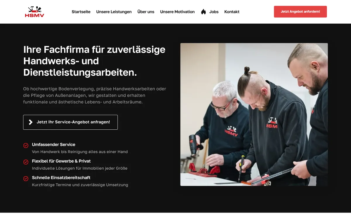 Startseite haus-service-mv.de